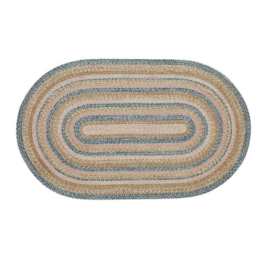 Kaila Jute Braided Rug Oval with Rug Pad 36
